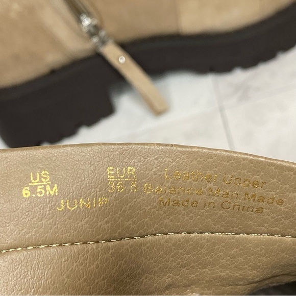 New! Sam Edelman Junip Combat Tan Suede Boot 6 1/2 - Picture 11 of 13